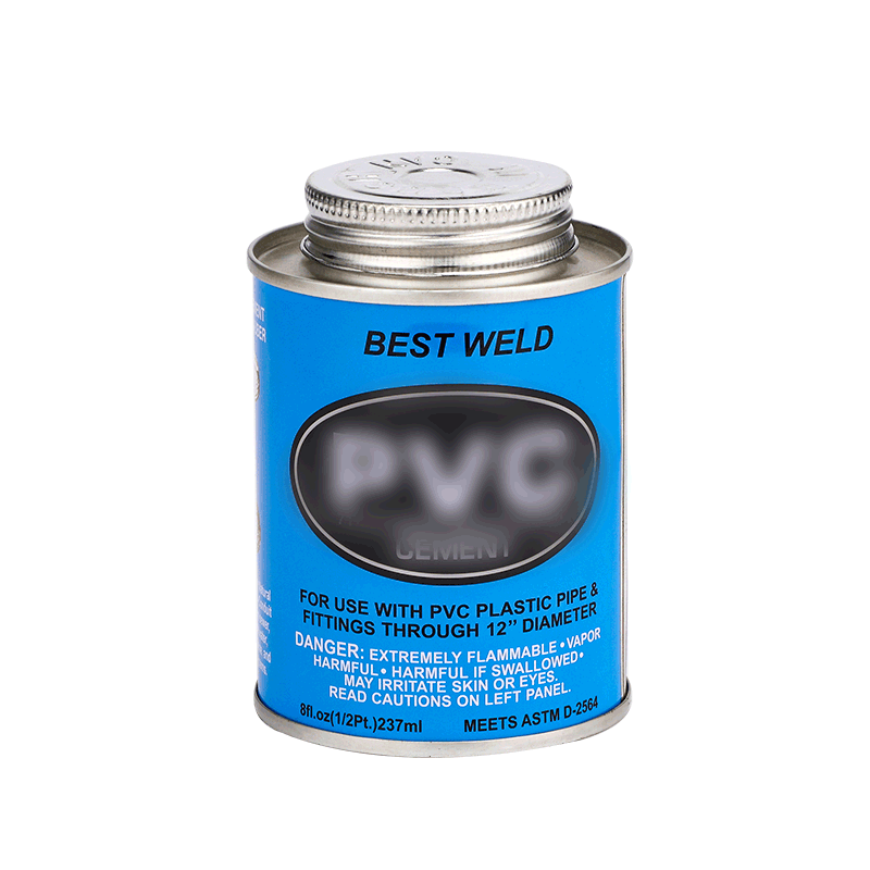 59ml-947ml PVC/CPVC cementskruetop/Monotop/Unitop rund dåse med dauberkuglehætte